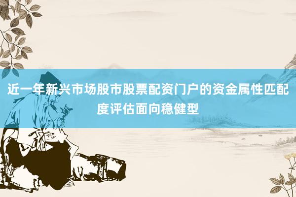 近一年新兴市场股市股票配资门户的资金属性匹配度评估面向稳健型