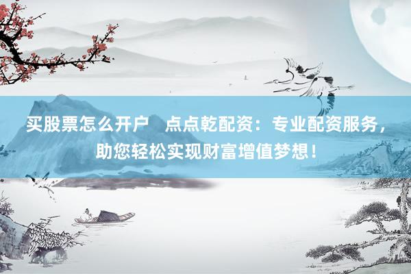 买股票怎么开户   点点乾配资：专业配资服务，助您轻松实现财富增值梦想！